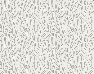 Abstract Organic Seamless Vector Pattern. Geometric texture. Repeating background.