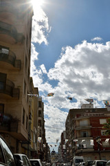 The sky over Valencia