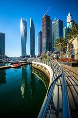 Naklejka premium Dubai water-front