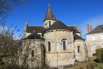 Fototapeta na wymiar Eglise de la Croix-en-Touraine - Bléré
