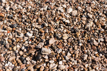Natural background from the shallow sea stones. 