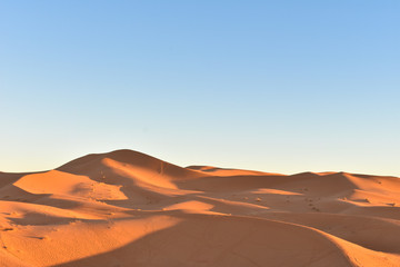 Fototapeta na wymiar Dunes, Merzouga, Morocco