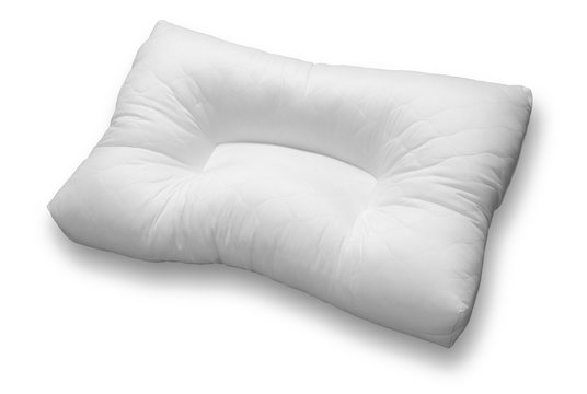 White Pillow Isolated On White