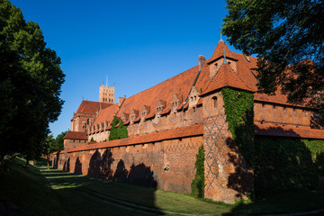 Fototapeta na wymiar Malbork Castle in Poland