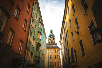 Obraz premium Innsbruck architecture details - the old beautiful buildings in Innsbruck, Austria