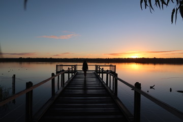 Naklejka na ściany i meble Lake Joondalup - Western Australia