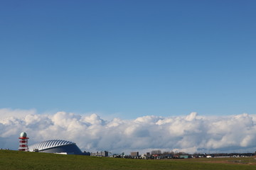Fototapeta premium ドームと空港