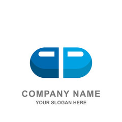 Fototapeta premium Drugstore Medical Healthcare Logo Vector Illustration 