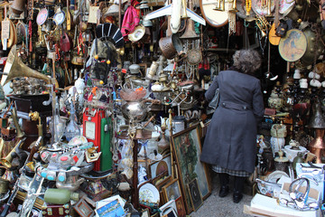 Mercado tradicional en Grecia 