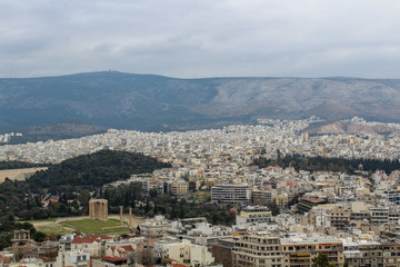 Panorámica de la ciudad de Atenas