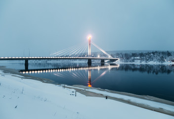 Bridge over Kemijoki at Rovaniemi - 198991639