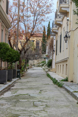 Fototapeta na wymiar Callejuelas de Grecia, Atenas 