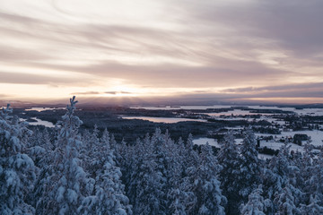 Views at Kotavaara in northern Finland - 198991699