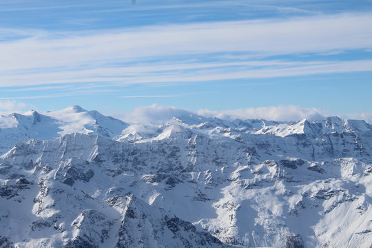 Mountain Tops in the Alphs