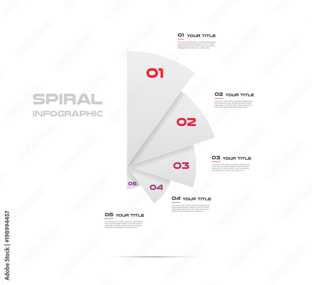 Poster sunburst-pie chart, color infographics step by step in a series of circle. element of chart, graph, 