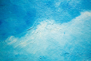 Abstract painting. Painting with oils on canvas for the background of a major stroke.