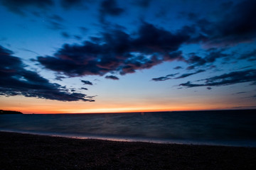 Fototapeta na wymiar Beach Sunset HDR