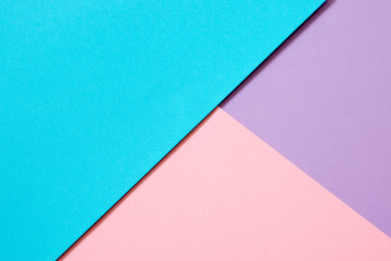 fashion flat lay, minimal style of paper in pastel tone as abstract backgroud
