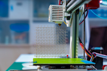 Sample metamaterial manufactured by 3d printing