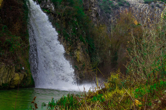Clandras Waterfall in Anatolia