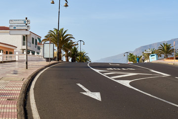 Kanarische Insel Teneriffa zwischen Playa La Arena und Playa De Los Gigantes