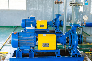 Pump motor in Water Treatment Plant