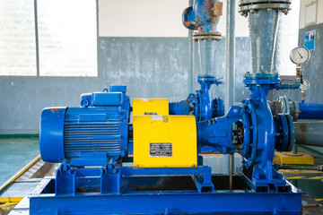 Pump motor in Water Treatment Plant