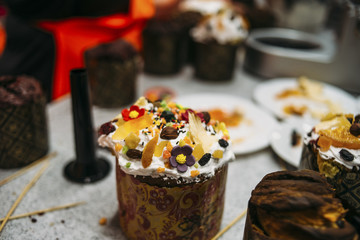 easter cake with dried fruits and nuts 3