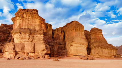 Solomon pillars, Timna Park, Israel