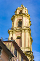 Fototapeta na wymiar Basilica of San Gervasio e Protasio in Rapallo, Italy