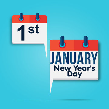 calendar : 1 january (new year's day)