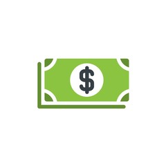 dollar, money in usd flat vector icon. Modern simple isolated sign. Pixel perfect vector  illustration for logo, website, mobile app and other designs