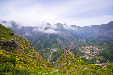 Fototapeta na wymiar Scenery near Curral das Freiras, Madeira, Portugal