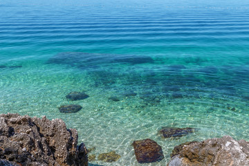 Fototapeta na wymiar Seaside beach, Brela, Croatia
