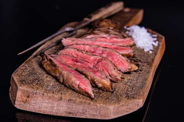 Steak gegrillt medium rare