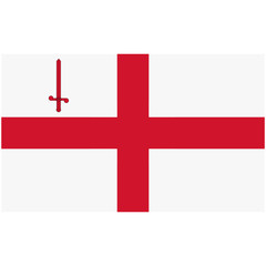 Obraz premium London city flag
