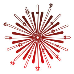 fireworks starburst pattern background vector illustration design