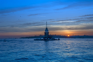 Istanbul, Turkey, 29 October 2008: The Maiden's Tower