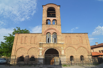 Obraz premium Serbian Orthodox church Our Lady of Ljevis in the town of Prizren, Kosovo 