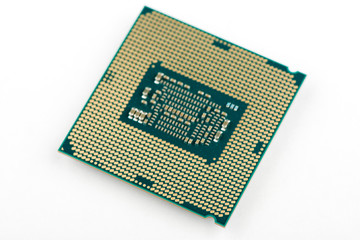 processor on a white background