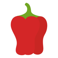 pepper vegetable healthy food vector illustration design