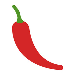 chilli pepper vegetable healthy food vector illustration design