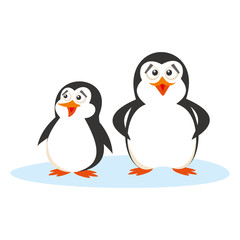 Wild animals. Penguins Wildlife Vector