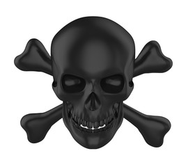 Skull and Crossbones Isolated