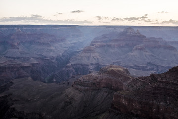 Sunset in the Grand Canyon