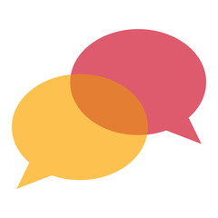 speech bubble message icon vector illustration design