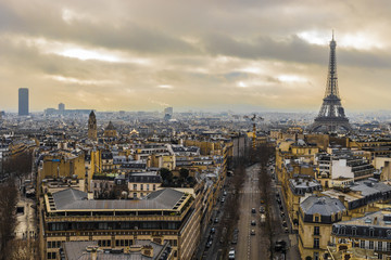 Eiffel Tower After Rain In Paris
