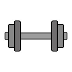 weight lifting device icon vector illustration design