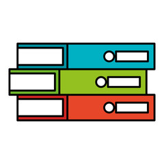 Obraz premium pile text books icon vector illustration design