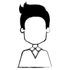 businessman avatar character icon vector illustration design